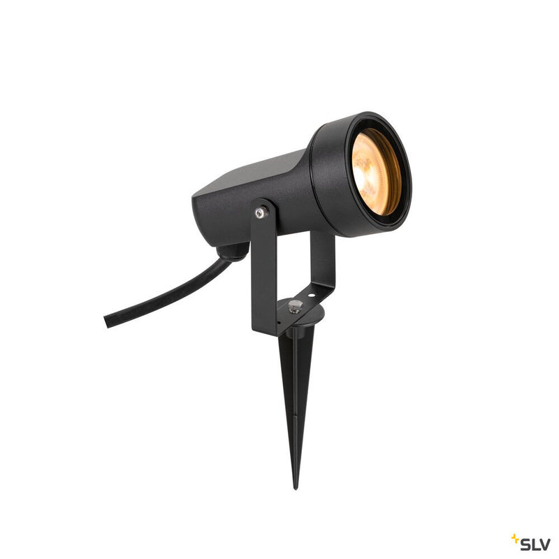 SLV 1008480 SYNA SHADE, ground spike light, GU10, 1x max. 10 W, IP65, round, black