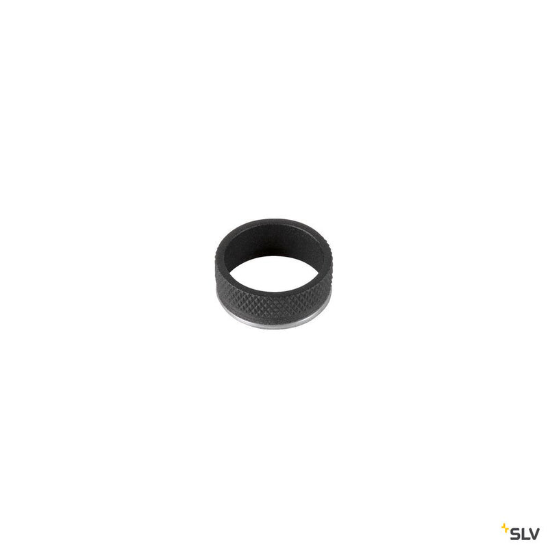 SLV 1008489 GRIP! S, decorative ring, black