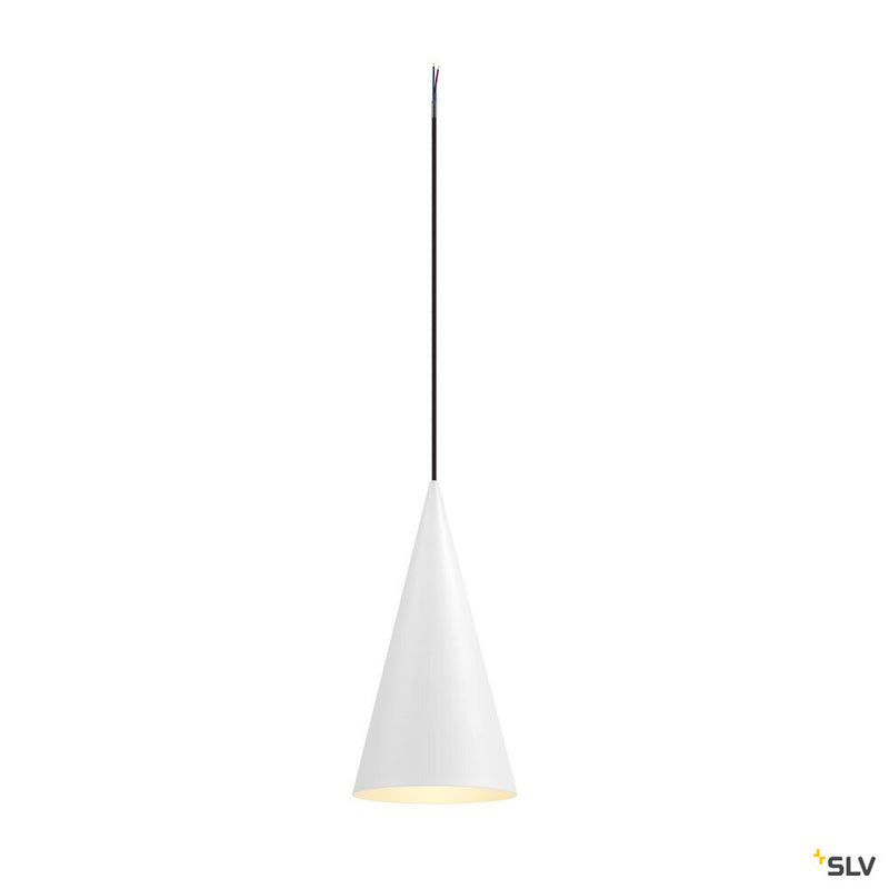 SLV 1008501 MAGICO 20, pendant light, E27, pendant length 180 cm, 1x max. 10 W, matt white