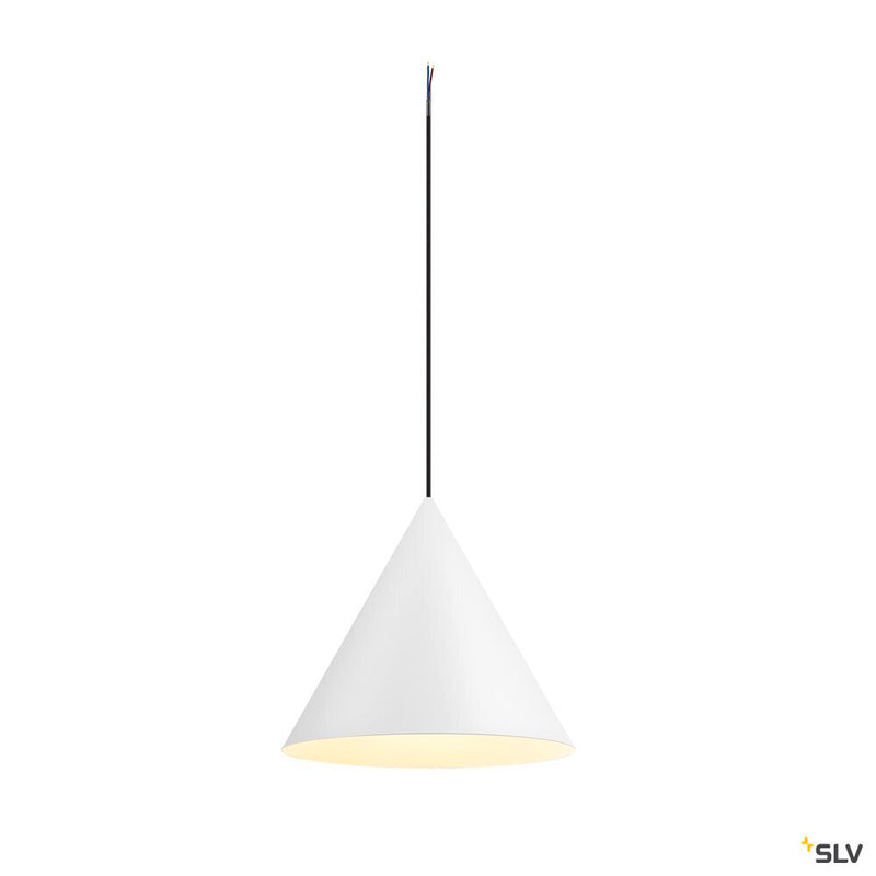 SLV 1008504 MAGICO 38, pendant light, E27, pendant length 180 cm, 1x max. 10 W, matt white