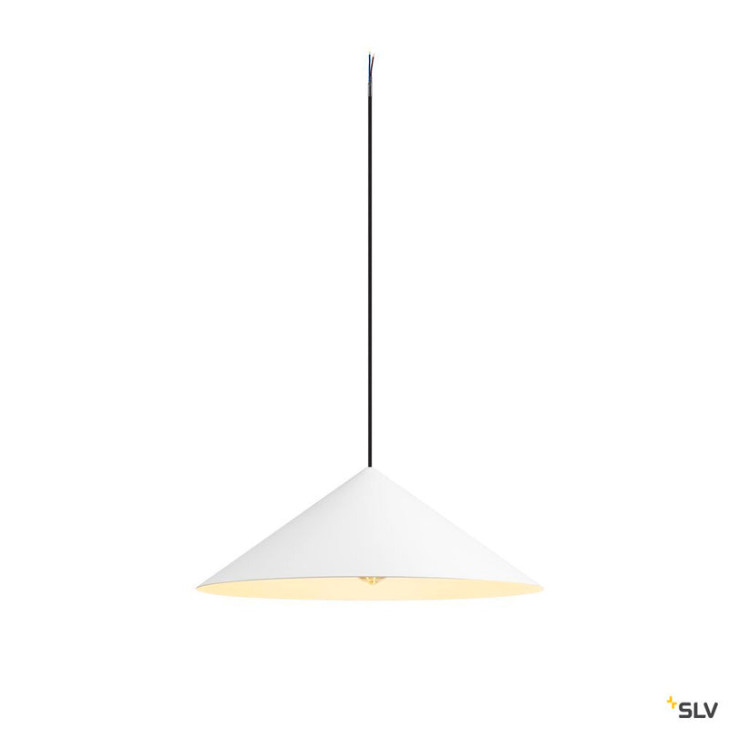 SLV 1008506 MAGICO 55, pendant light, E27, pendant length 180 cm, 1x max. 10 W, matt white