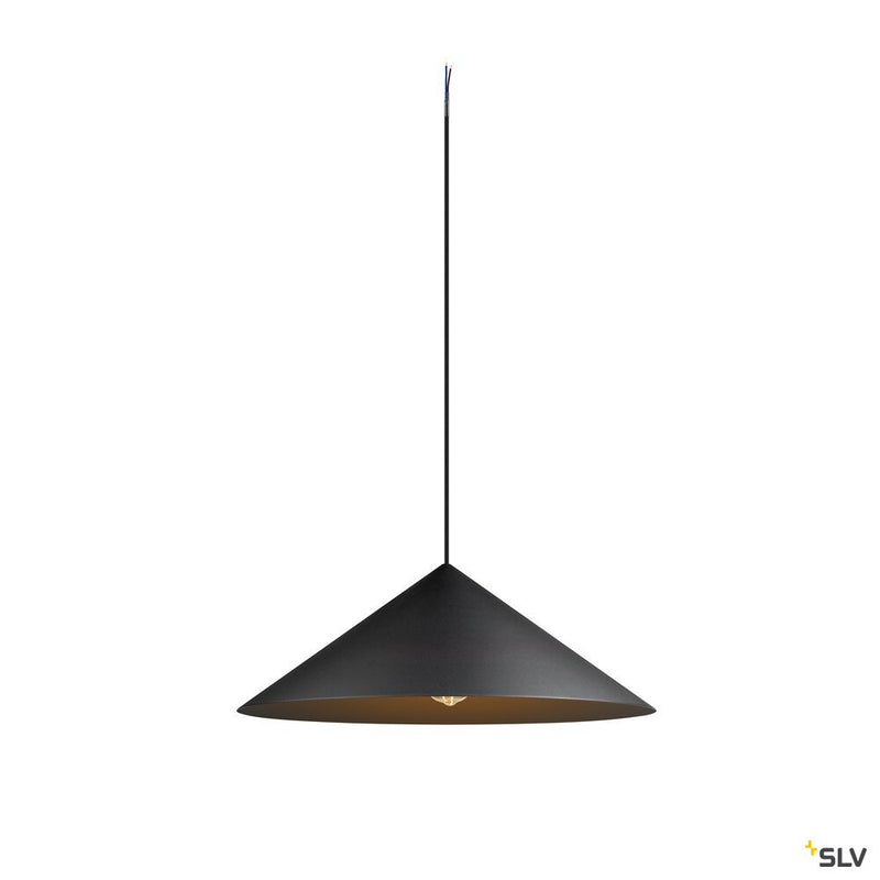 SLV 1008507 MAGICO 55, pendant light, E27, pendant length 180 cm, 1x max. 10 W, matt black