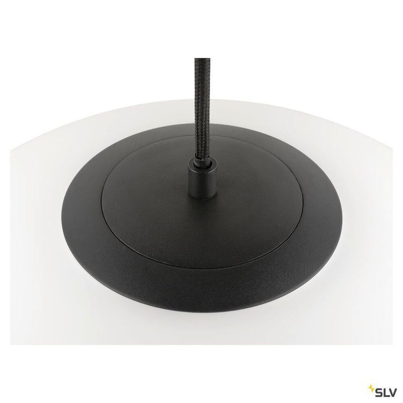 SLV 1008534 SUN 40 PD, E27, Pendant light, Pendant length 400 cm, Round, Black