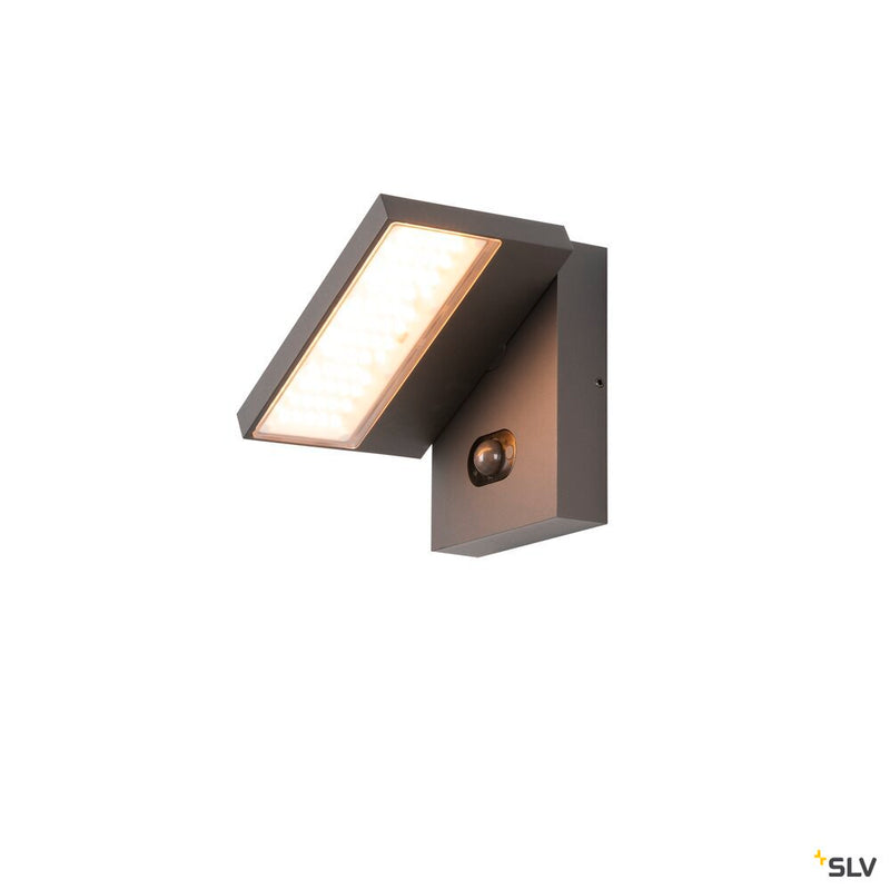 SLV 1008542 ABRIDOR, wall-mounted light, HYBRID, 2200/2700 K, max. 6.8 W, matt anthracite