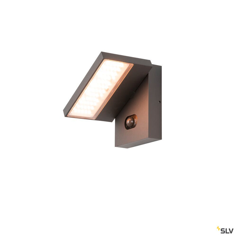 SLV 1008542 ABRIDOR, wall-mounted light, HYBRID, 2200/2700 K, max. 6.8 W, matt anthracite