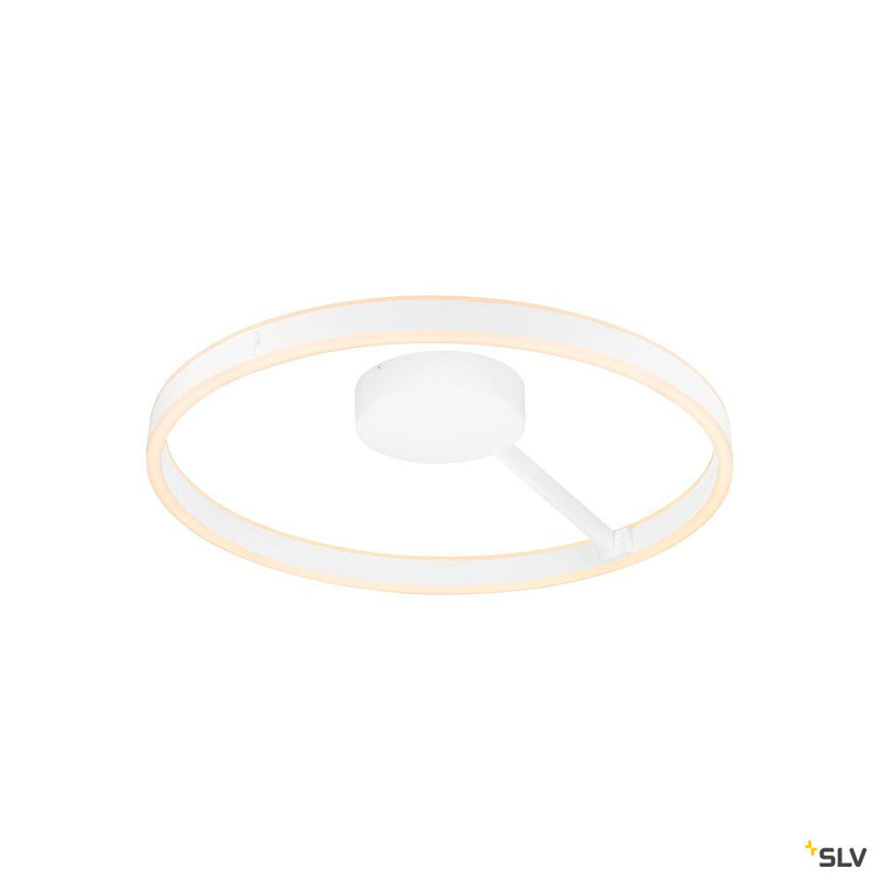 SLV 1008549 ONE, wall and ceiling-mounted light, round, 2700/3000 K, 23 W, PHASE, 130°, white