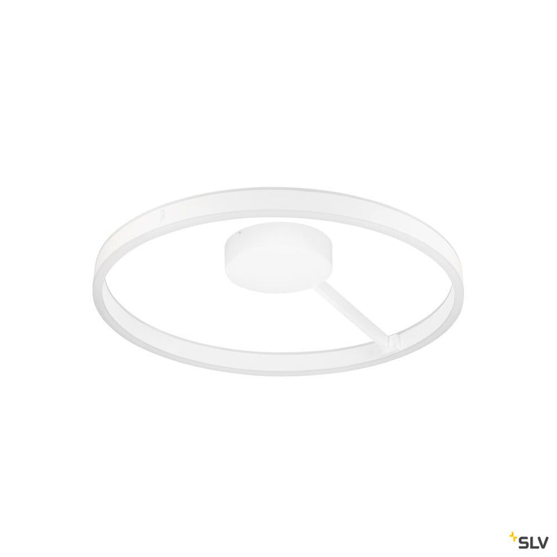 SLV 1008549 ONE, wall and ceiling-mounted light, round, 2700/3000 K, 23 W, PHASE, 130°, white