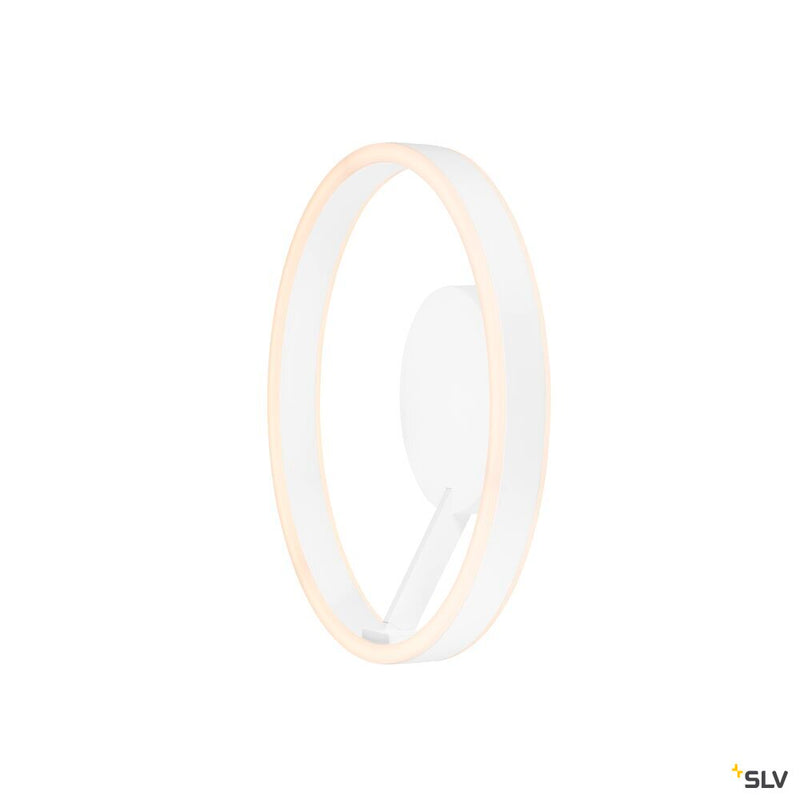 SLV 1008552 ONE, wall and ceiling-mounted light, round, 2700/3000 K, 14 W, DALI, touch, 130°, white