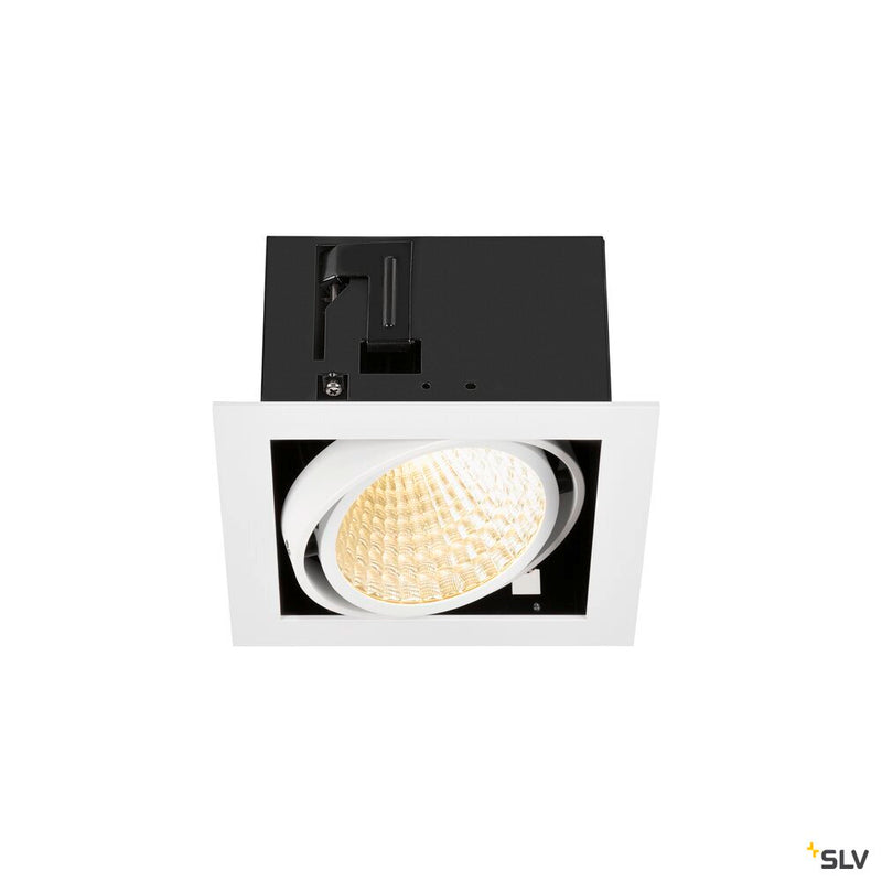 SLV 1008567 KADUX, recessed ceiling light, single, 3000 K, DALI 2, touch, 30°, white