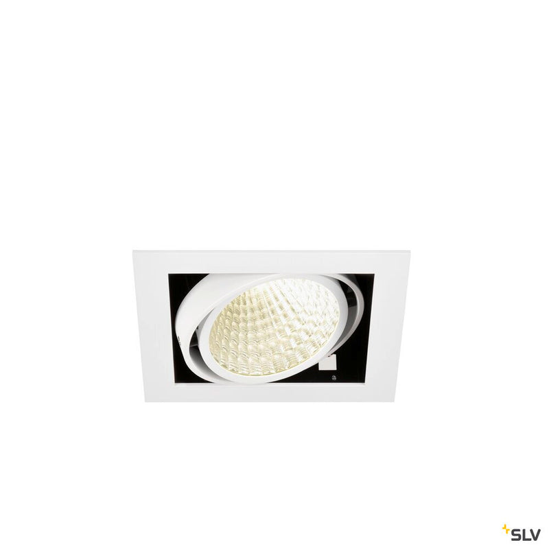 SLV 1008569 KADUX, recessed ceiling light, single, 4000 K, DALI 2, touch, 30°, white