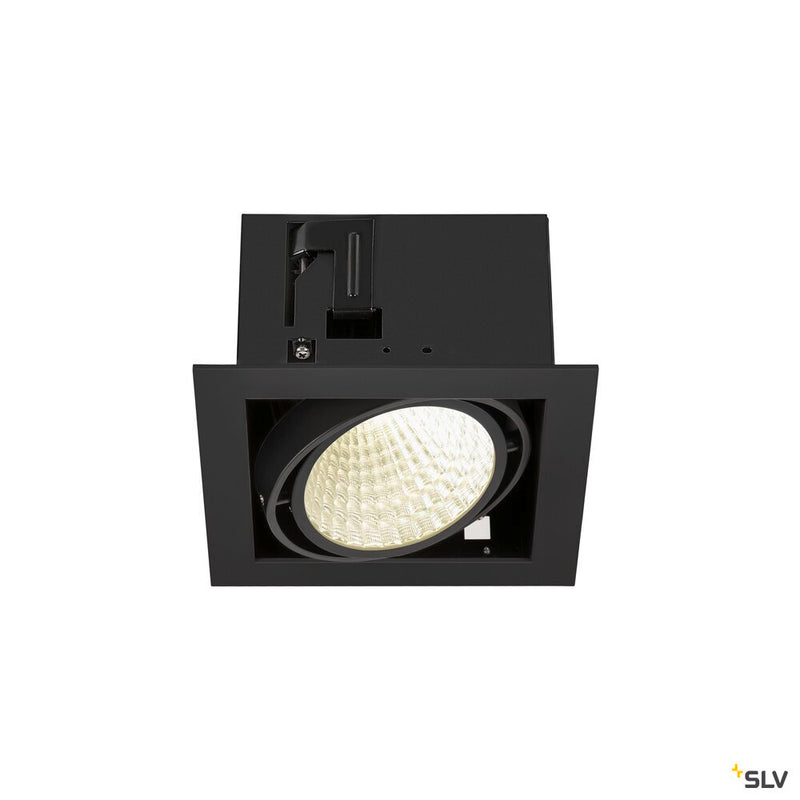 SLV 1008570 KADUX, recessed ceiling light, single, 4000 K, DALI 2, touch, 30°, black