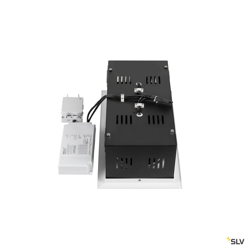 SLV 1008573 KADUX, recessed ceiling light, double, 4000 K, DALI 2, touch, 30°, white