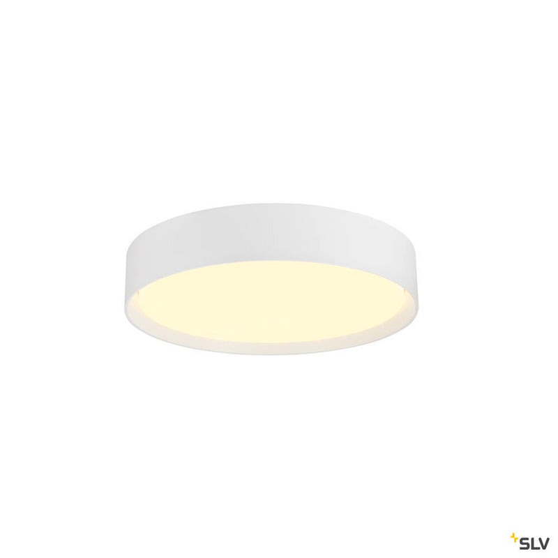 SLV 1008577 DECONA 30, ceiling-mounted light, round, 2700/3000 K, 18 W, PHASE, white