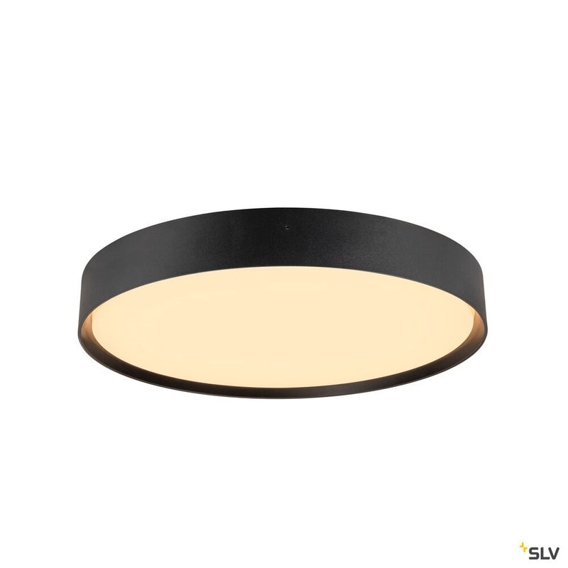 SLV 1008582 DECONA 42, ceiling-mounted light, round, 2700/3000 K, 23 W, PHASE, black