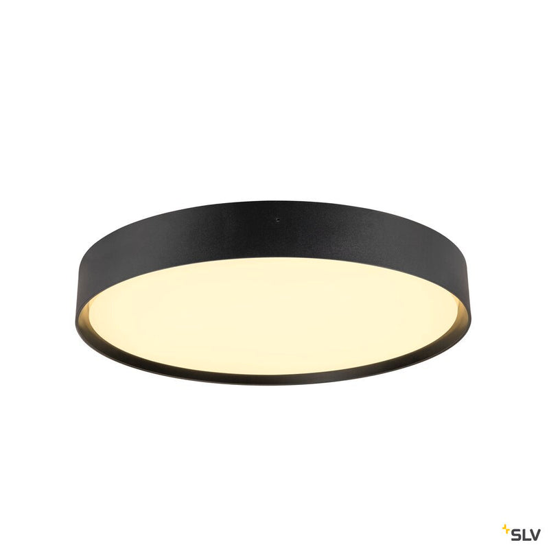 SLV 1008582 DECONA 42, ceiling-mounted light, round, 2700/3000 K, 23 W, PHASE, black