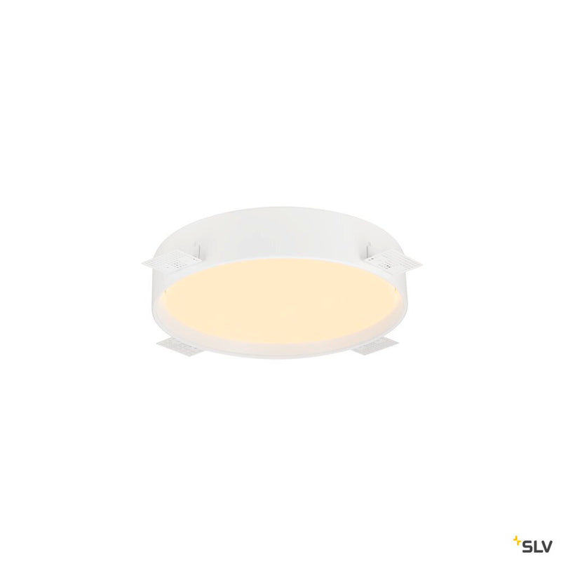 SLV 1008577 DECONA 30, ceiling-mounted light, round, 2700/3000 K, 18 W, PHASE, white