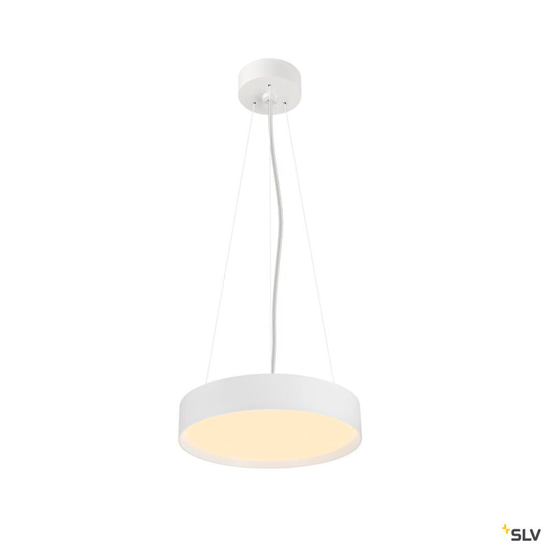 SLV 1008577 DECONA 30, ceiling-mounted light, round, 2700/3000 K, 18 W, PHASE, white