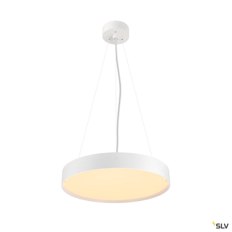SLV 1008581 DECONA 42, ceiling-mounted light, round, 2700/3000 K, 23 W, PHASE, white
