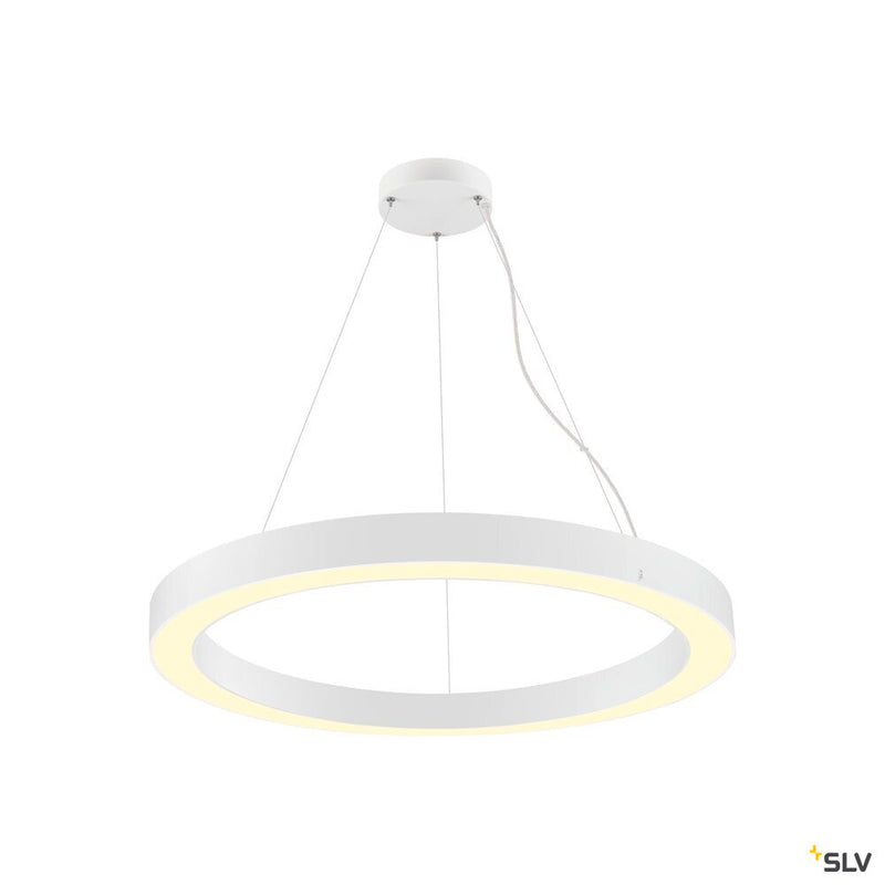 SLV 1008594 MEDO® RING 90, pendant light, pendant length 300 cm, 3000/4000 K, 110°, DALI, touch, white