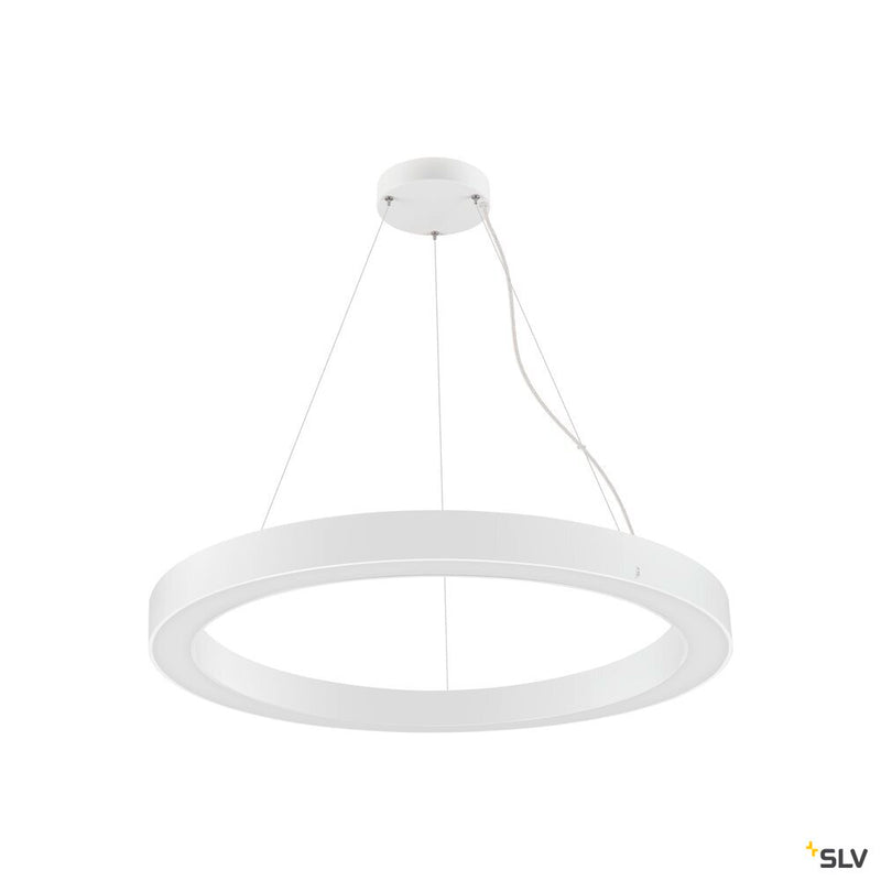SLV 1008594 MEDO® RING 90, pendant light, pendant length 300 cm, 3000/4000 K, 110°, DALI, touch, white