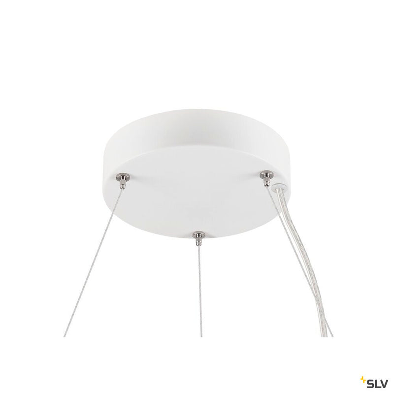 SLV 1008596 MEDO® RING 90, pendant light, pendant length 300 cm, 3000/4000 K, 110°, PHASE, white