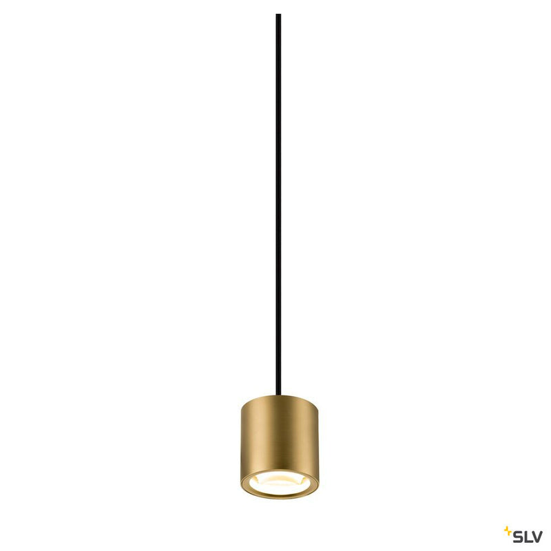 SLV 1008616 OCULUS, pendant light, pendant length 250 cm, 2000-3000 K, 100°, dim-to-warm, PHASE, brass