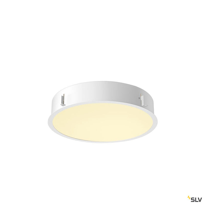 SLV 1008631 MEDO® 40, recessed ceiling light, frame, 3000/4000 K, 80°, IP20, round, white