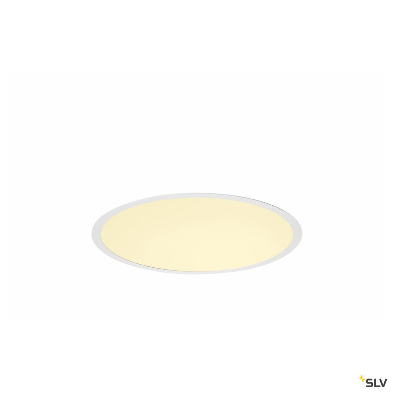 SLV 1008631 MEDO® 40, recessed ceiling light, frame, 3000/4000 K, 80°, IP20, round, white