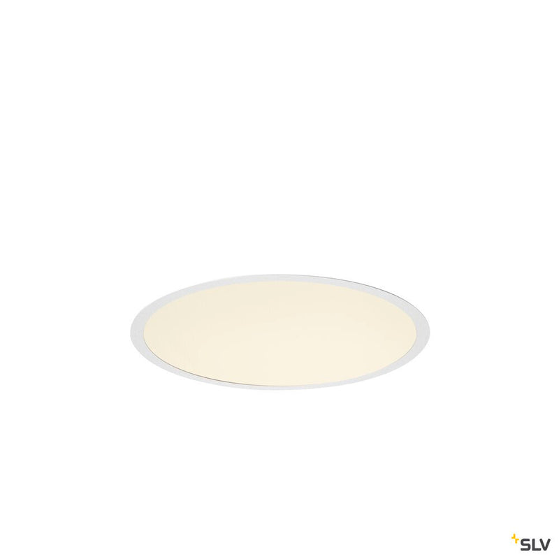 SLV 1008631 MEDO® 40, recessed ceiling light, frame, 3000/4000 K, 80°, IP20, round, white