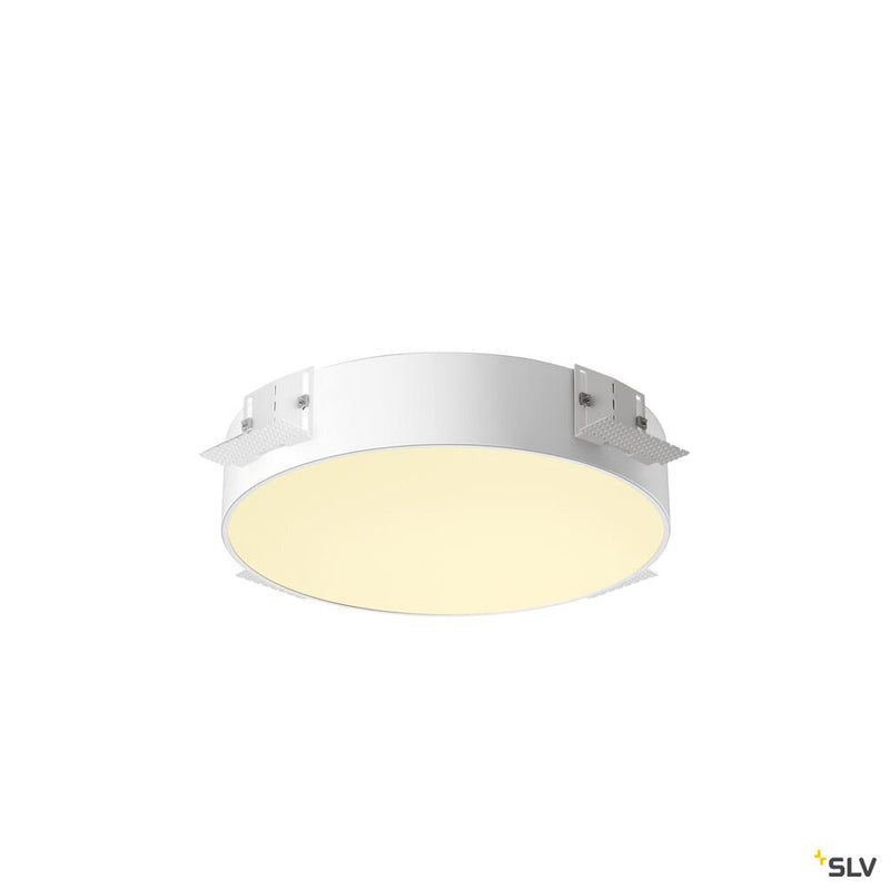 SLV 1008632 MEDO® 40, recessed ceiling light, frameless, 3000/4000 K, 80°, IP20, round, white