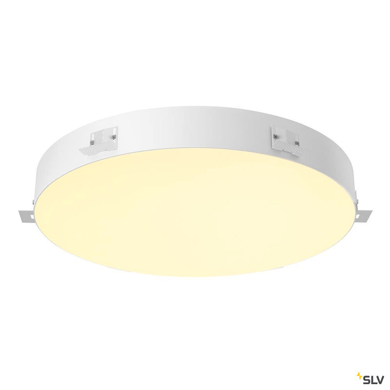 SLV 1008636 MEDO® 90, recessed ceiling light, frameless, 3000/4000 K, 80°, IP20, round, white