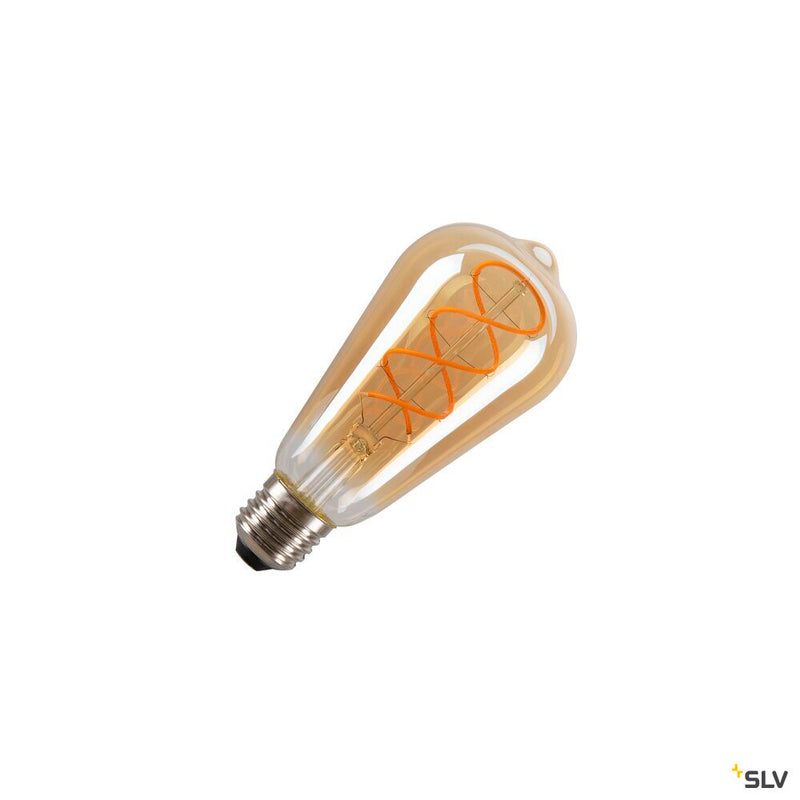 SLV 1008645 LED ST64, LED bulb, gold, E27, 4 W, 1800 K
