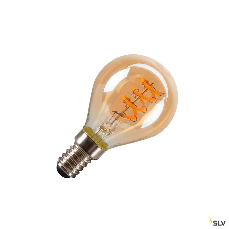 SLV 1008650 LED G45, LED bulb, gold, E14, PHASE, 2 W, 2200 K