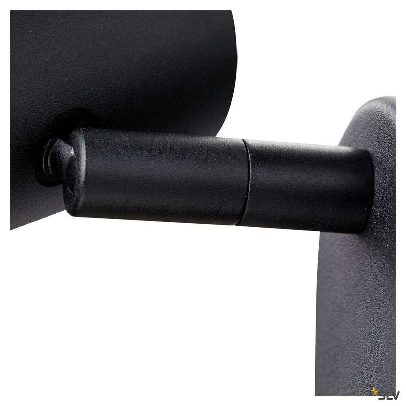 SLV 1008706 NOBLO®, wall and ceiling-mounted light, single, round, 2000-3000 K, 8 W, dim-to-warm, PHASE, 36°, black