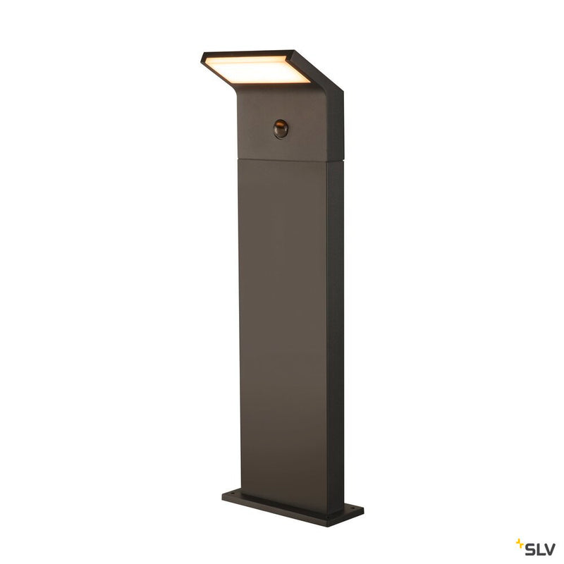 SLV 1008727 ORDI II, POLE 70, SENSOR outdoor free-standing lamp, angular, 2200/3000 K, IP54, black