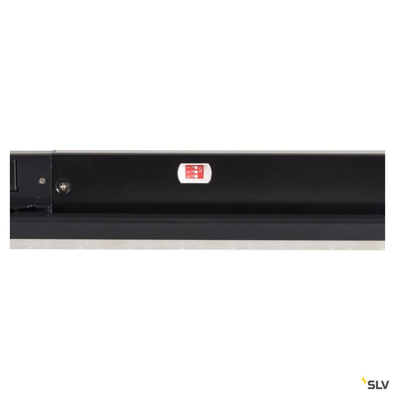 SLV 1008728 SIGHT EASY, 3~ spot, rectangular, 3000 K, 41 W, DALI, 25°, black