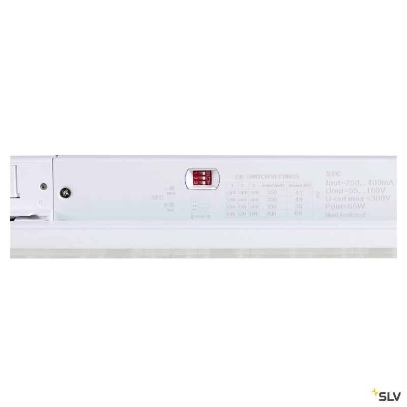 SLV 1008731 SIGHT EASY, 3~ spot, rectangular, 4000 K, 41 W, DALI, 25°, white