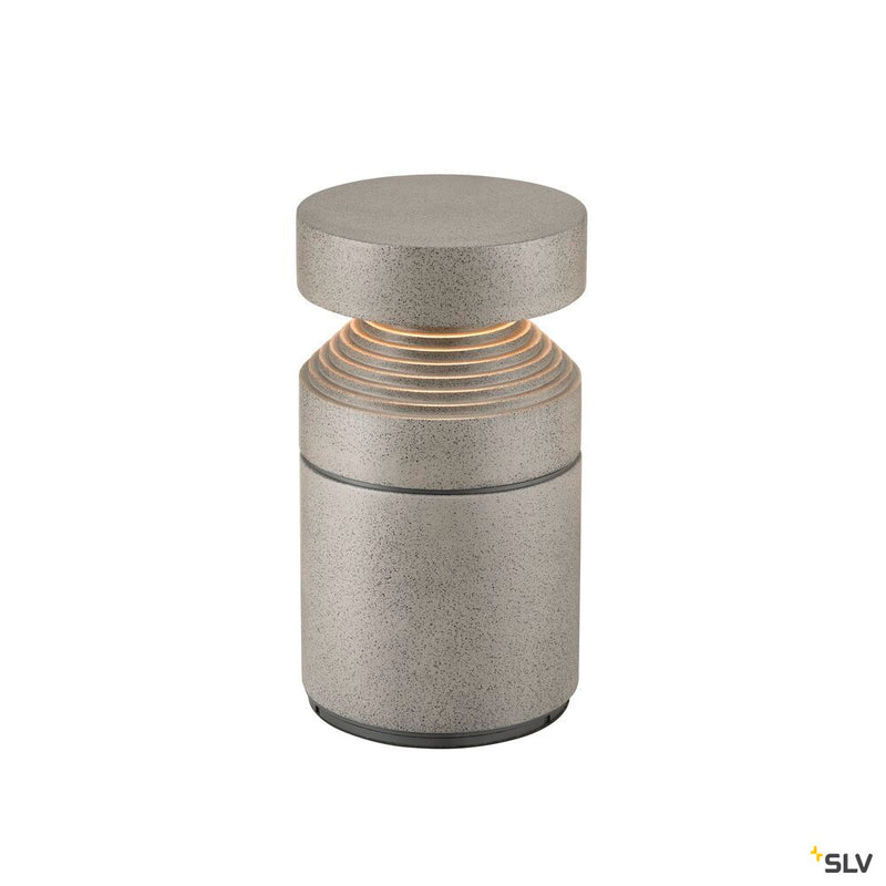 SLV 1008838 CONCRETE, Pole 35, PHASE, Free-standing lamp, 2700 K, IP65, Grey