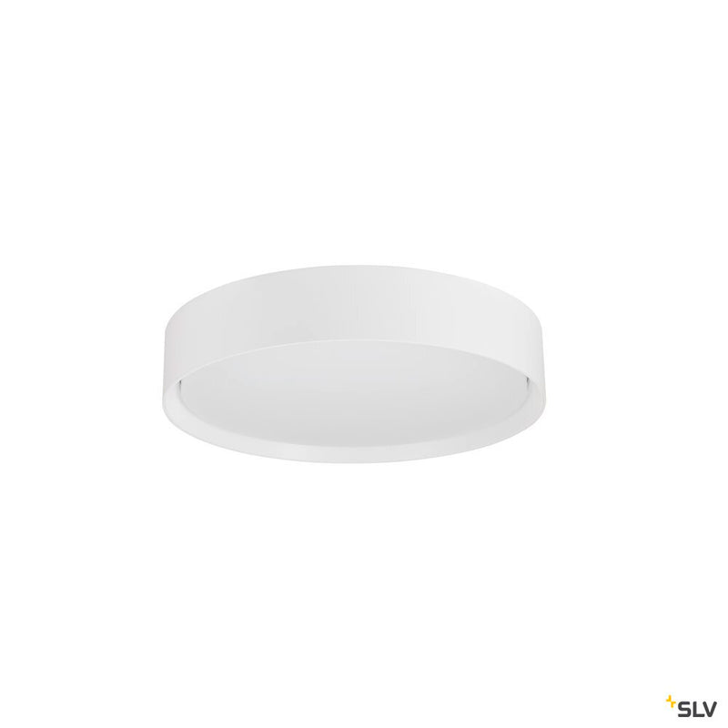 SLV 1008917 DECONA 30, CL, PHASE, Ceiling-mounted light, Round, 3000/4000K, 17 W, White