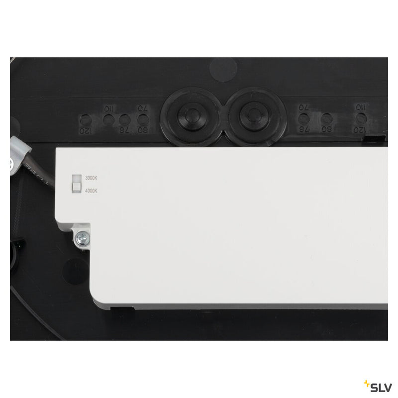 SLV 1008918 DECONA 30, CL, PHASE, Ceiling-mounted light, Round, 3000/4000K, 17 W, Black
