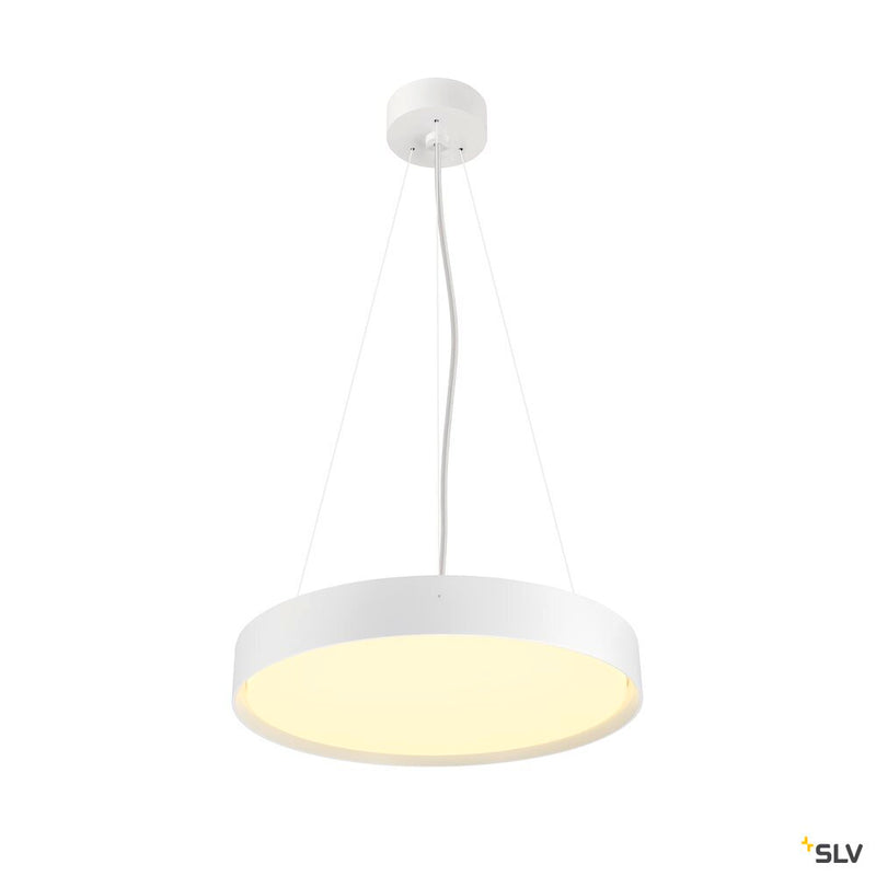 SLV 1008921 DECONA 42, CL, PHASE, Ceiling-mounted light, Round, 3000/4000K, 23 W, White