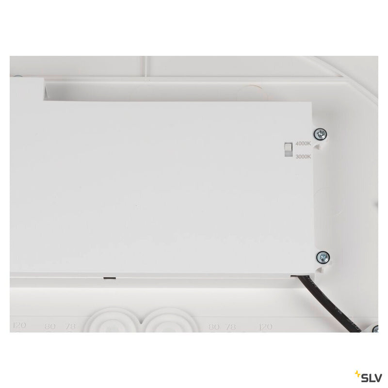 SLV 1008921 DECONA 42, CL, PHASE, Ceiling-mounted light, Round, 3000/4000K, 23 W, White