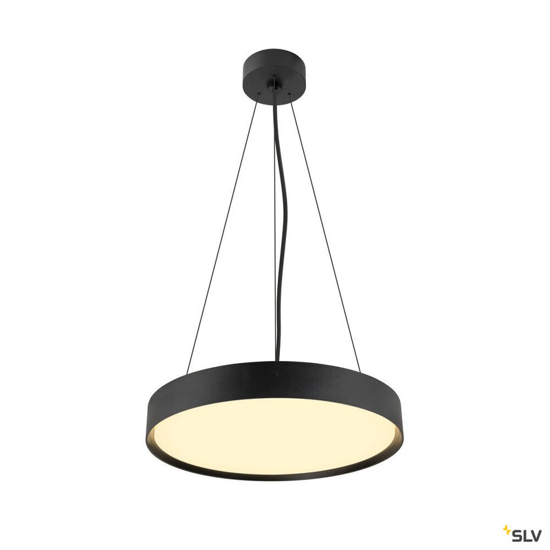 SLV 1008922 DECONA 42, CL, PHASE, Ceiling-mounted light, Round, 3000/4000K, 23 W, Black