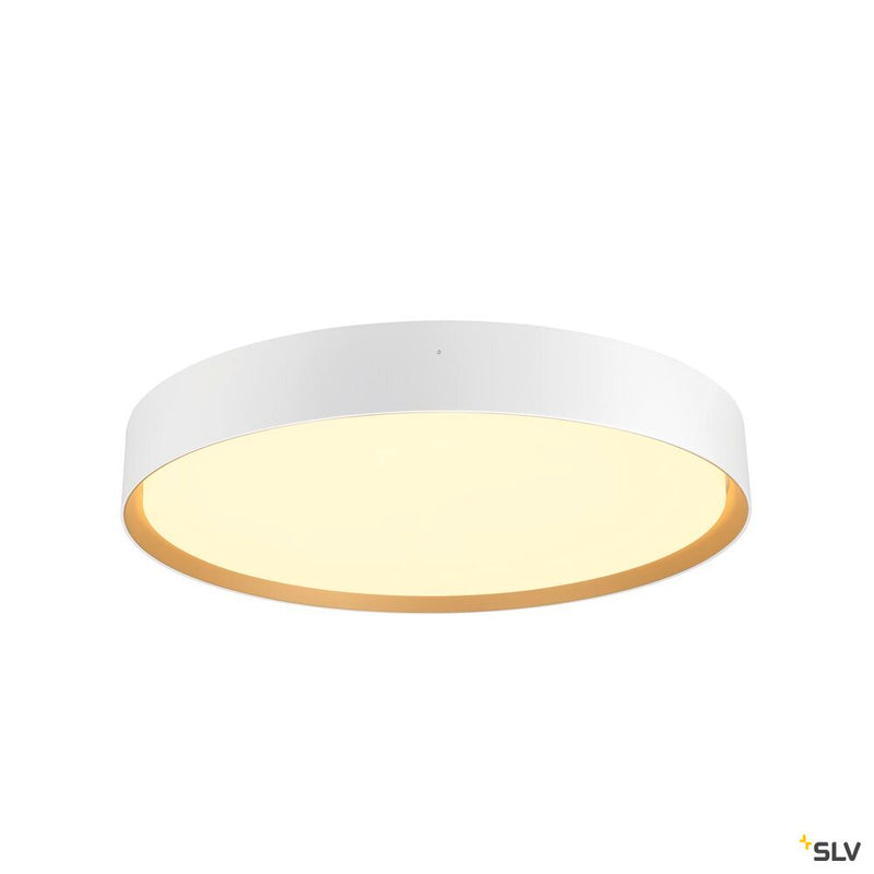 SLV 1008923 DECONA 42, CL, PHASE, Ceiling-mounted light, Round, 3000/4000K, 23 W, White/Gold