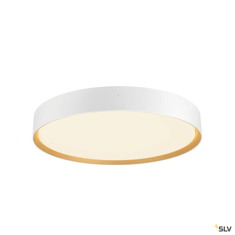 SLV 1008923 DECONA 42, CL, PHASE, Ceiling-mounted light, Round, 3000/4000K, 23 W, White/Gold
