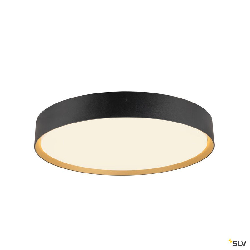 SLV 1008924 DECONA 42, CL, PHASE, Ceiling-mounted light, Round, 3000/4000K, 23 W, Black/gold