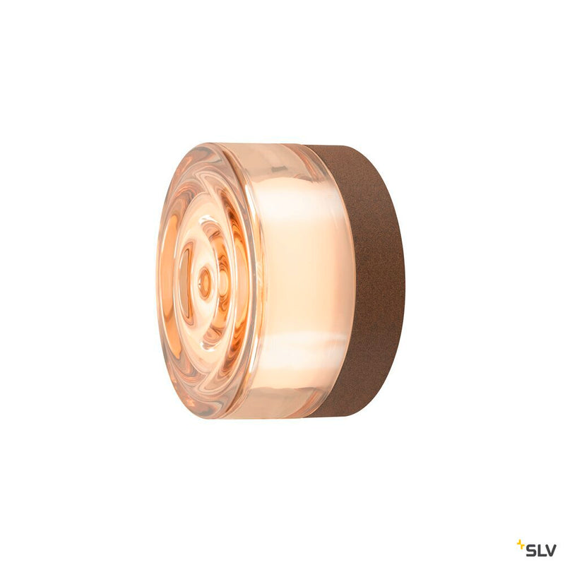 SLV 1008941 CYFT WAVE, wall- and ceiling-mounted light, 2700/3000/4000 K, 6.5 W, PHASE, black / amber