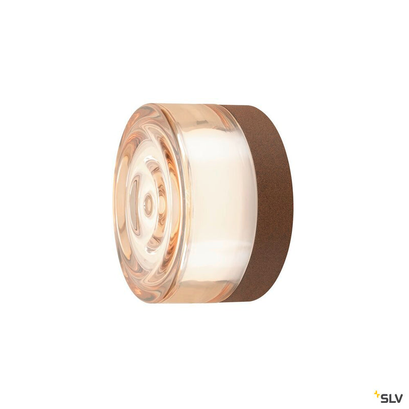 SLV 1008941 CYFT WAVE, wall- and ceiling-mounted light, 2700/3000/4000 K, 6.5 W, PHASE, black / amber
