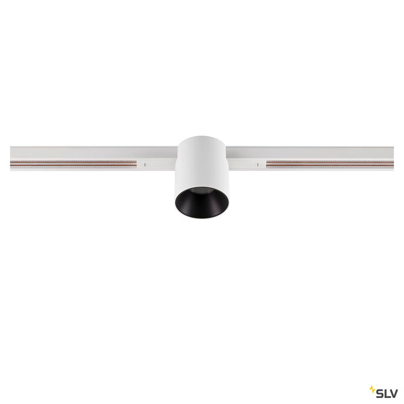 SLV 1008949 FIX-IT!, 48V, DALI, Round, Standard track, Spot, 3000K, 6.6 W, 36°, White/Black