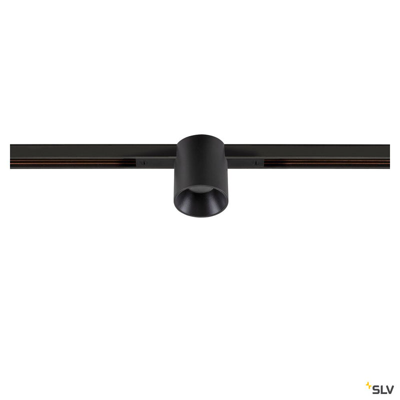 SLV 1008950 FIX-IT!, 48V, DALI, Round, Standard track, Spot, 3000K, 6.6 W, 36°, Black/Black